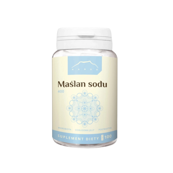 Maślan sodu 100kaps. 400mg Nanga
