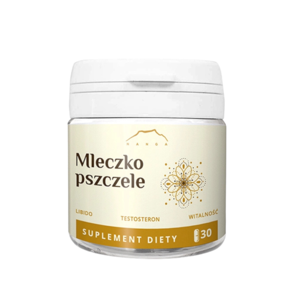 Mleczko pszczele liofilizowane 30kaps. 200mg Nanga