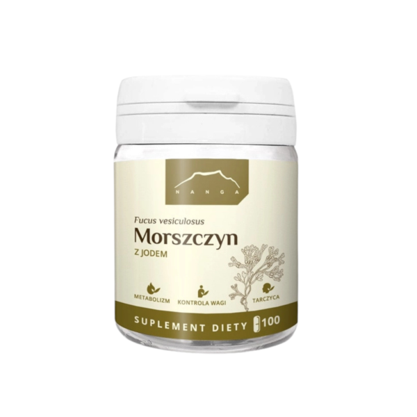 Morszczyn ekstrakt jod organiczny 100kaps. 200mg Nanga