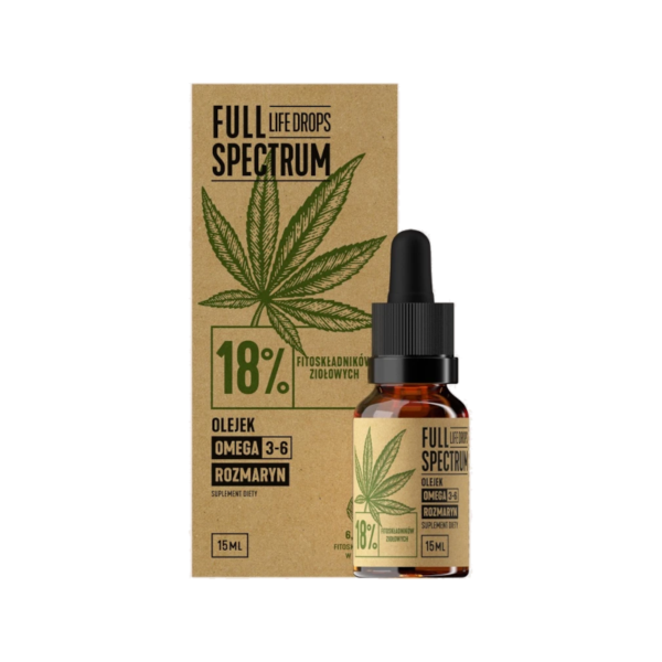 Olejek konopny Full Spectrum Life Drops CBD 18_