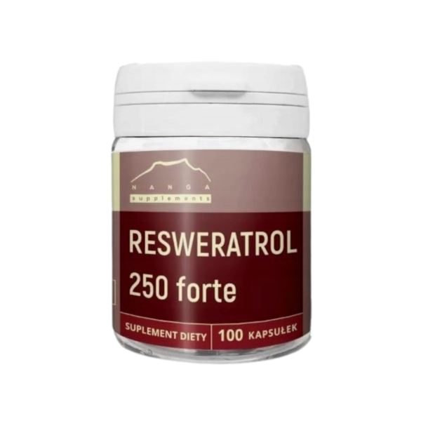 Resweratrol forte 100kaps. 250mg Nanga