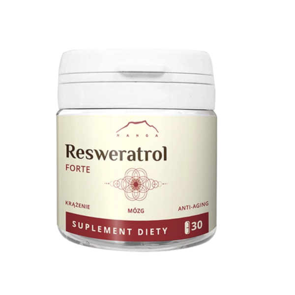 Resweratrol forte 30kaps. 250mg Nanga