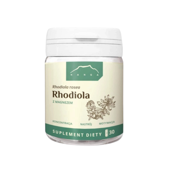 Rhodiola z magnezem 30kaps. 550mg Nanga