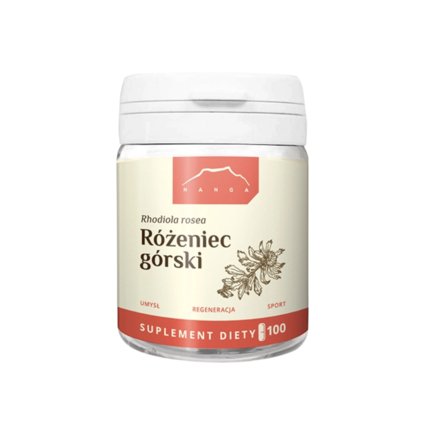 Różeniec górski rhodiola rosea 100kaps. 165mg Nanga