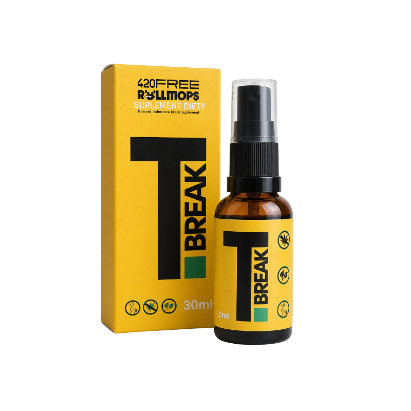 T-break 420free x ROLLMOPS na przerwę od THC 30ml