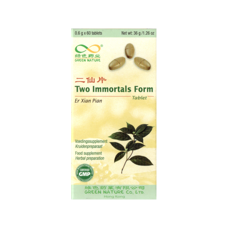Two Immortals Form - Er Xian Pian - 60tabl. Green Nature Two Immortals Form - Er Xian Pian - 60tabl. Green Nature