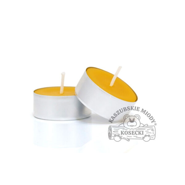 swieczka-plomyk z wosku pszczelego tealight