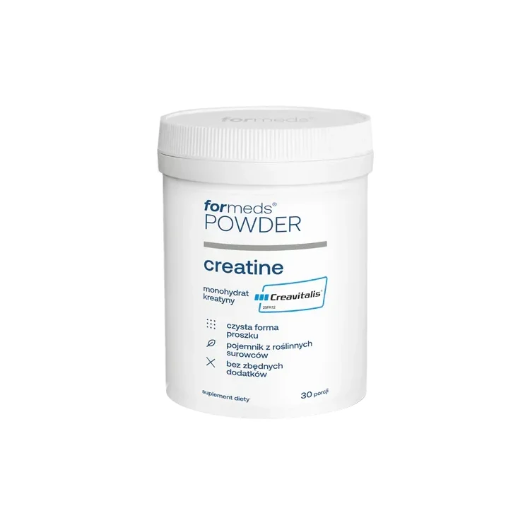 POWDER creatine - Nowa generacja kreatyny klasy premium - Creavitalis w formie monohydratu kreatyny o jakości farmaceutycznej POWDER creatine - Nowa generacja kreatyny klasy premium - Creavitalis w formie monohydratu kreatyny o jakości farmaceutycznej