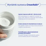POWDER creatine - Nowa generacja kreatyny klasy premium - Creavitalis w formie monohydratu kreatyny o jakości farmaceutycznej
