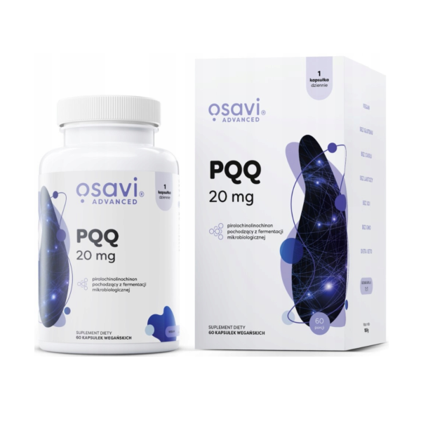 Osavi PQQ (Advanced) 20 mg 60 wegańskich kapsułek