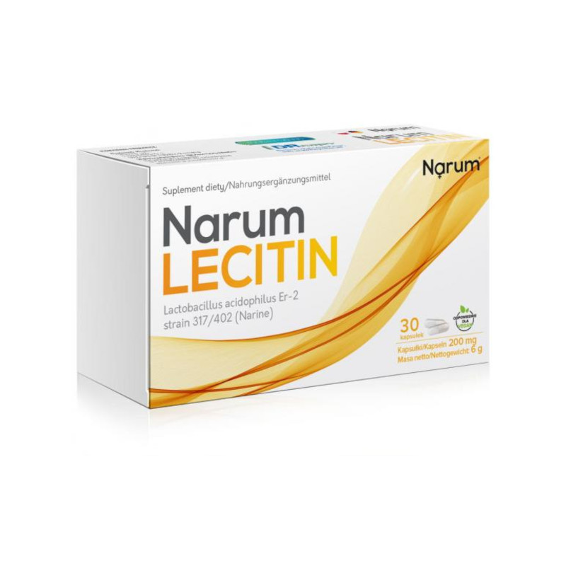 Narum Lecitin 30kaps.lecytyna