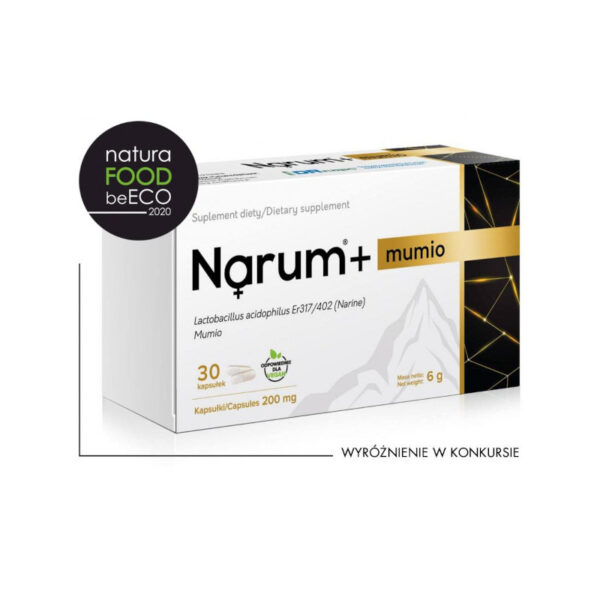 Narum + Mumio 200mg 30kaps.