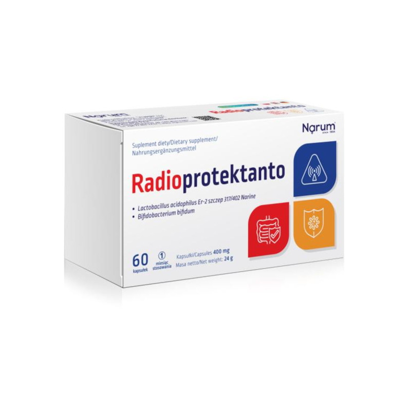 Radioprotektanto 400mg 60kaps. Narum