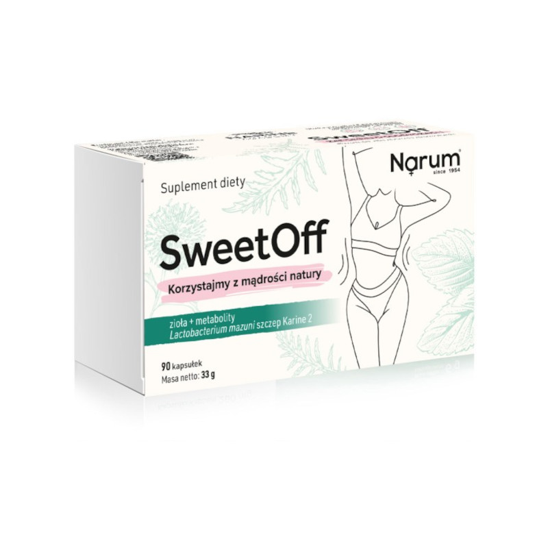 SweetOff 90kaps. Narum